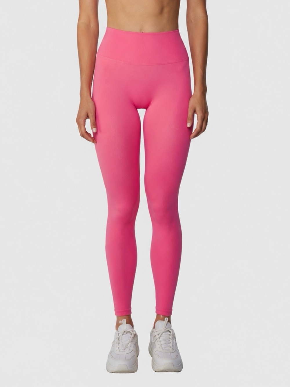 High-Waist Pink Leggings - Women's Active Leggings